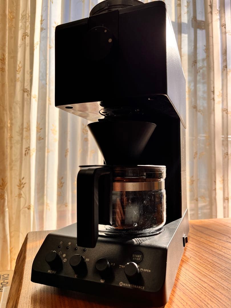 【美品】ツインバード コーヒーメーカー CM-D457B（ブラック）