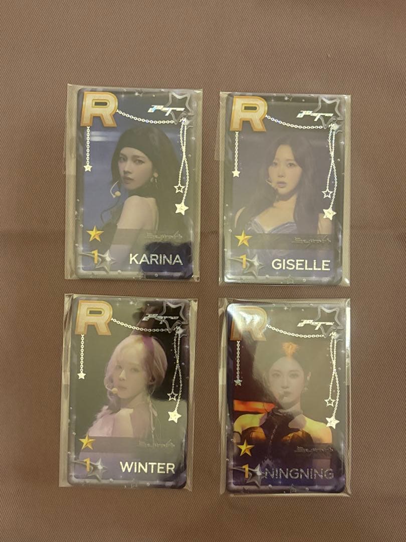 aespa SUPERSTAR SMTOWN ENCORE トレカ 4枚セット