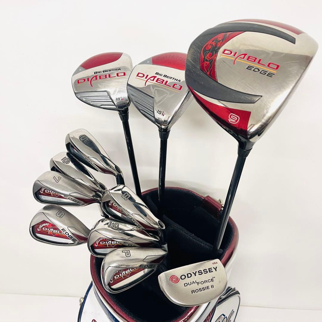 オール キャロウェイ メンズゴルフセット ゴルフ一式 クラブセット ディアブロ