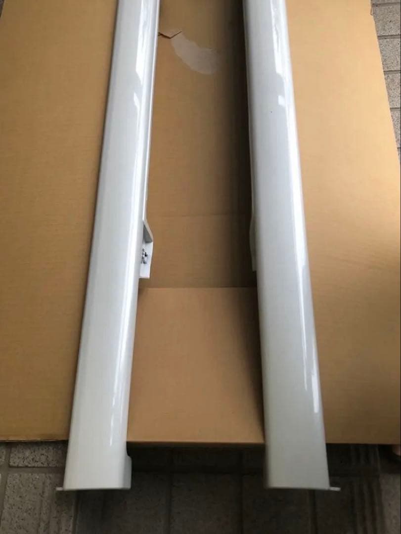 【新品】nbox サイドスポイラー　プラチナホワイトパール