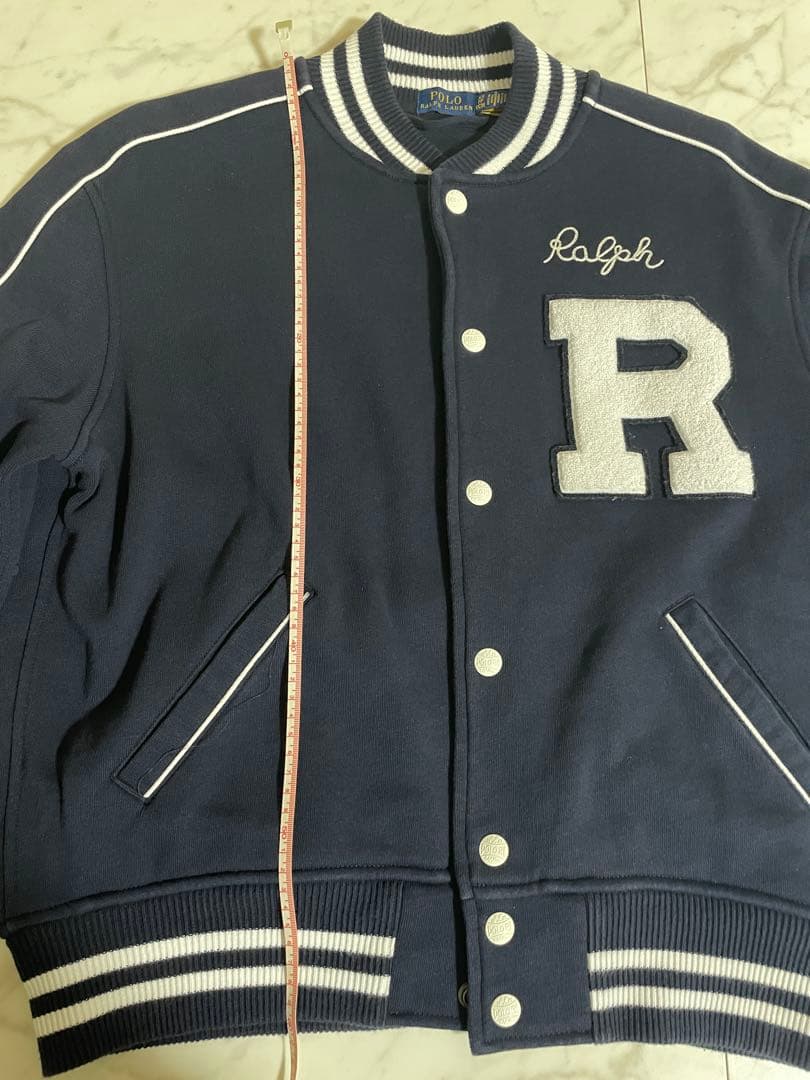 Polo Ralph Lauren フリース スタジアムジャケット　スタジャン