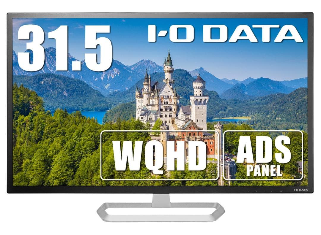 IO DATA 高解像度 WQHD 液晶ディスプレイ 31.5インチモニター