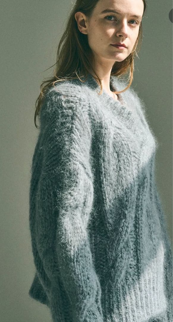 イマテリアルimmatereal クラウドモヘアセーター新品タグ付き