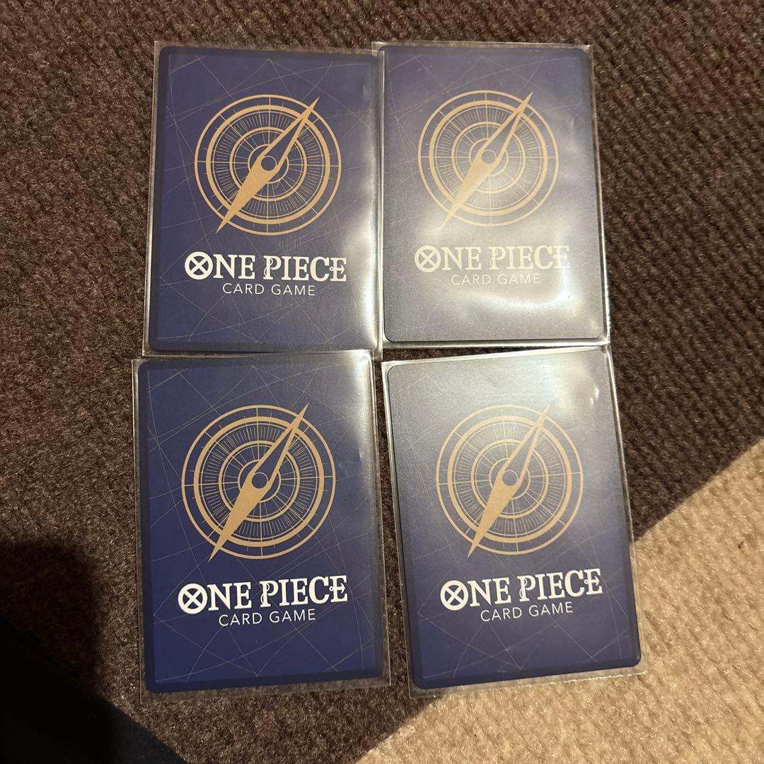 ワンピース カードゲーム モンキー・D・ルフィ パラレルSECレア 4枚セット