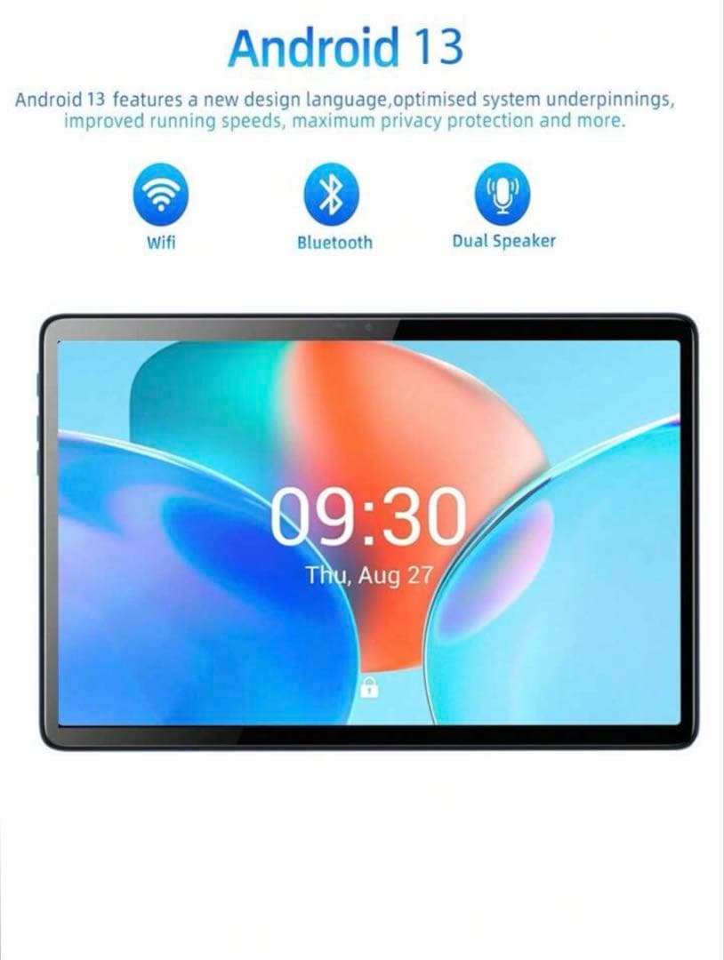 QETUPA Androidタブレット 6000mAh 8/128GB ブルー