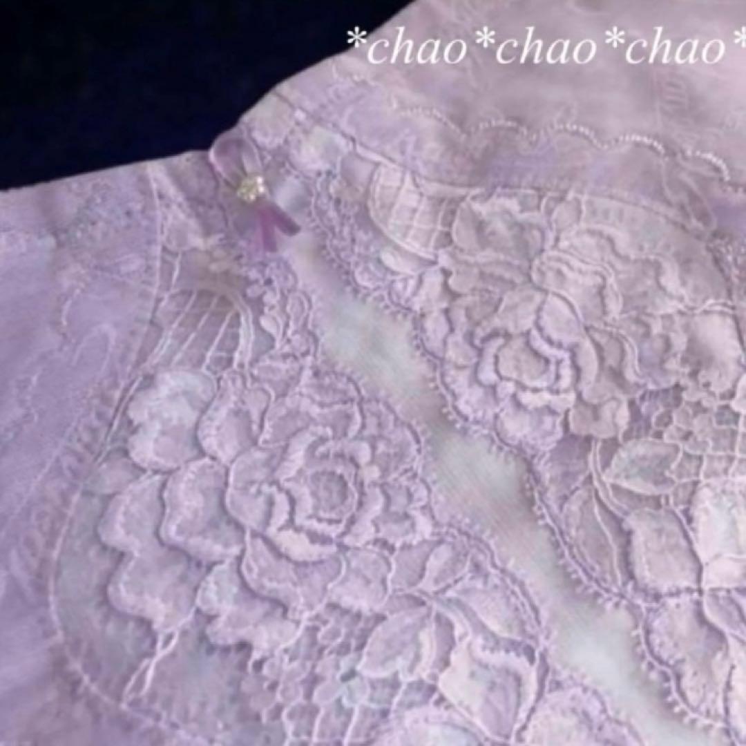 シャンデール ガードル フルロングガ 76補5【新品】ピオニーパープル 補正下着