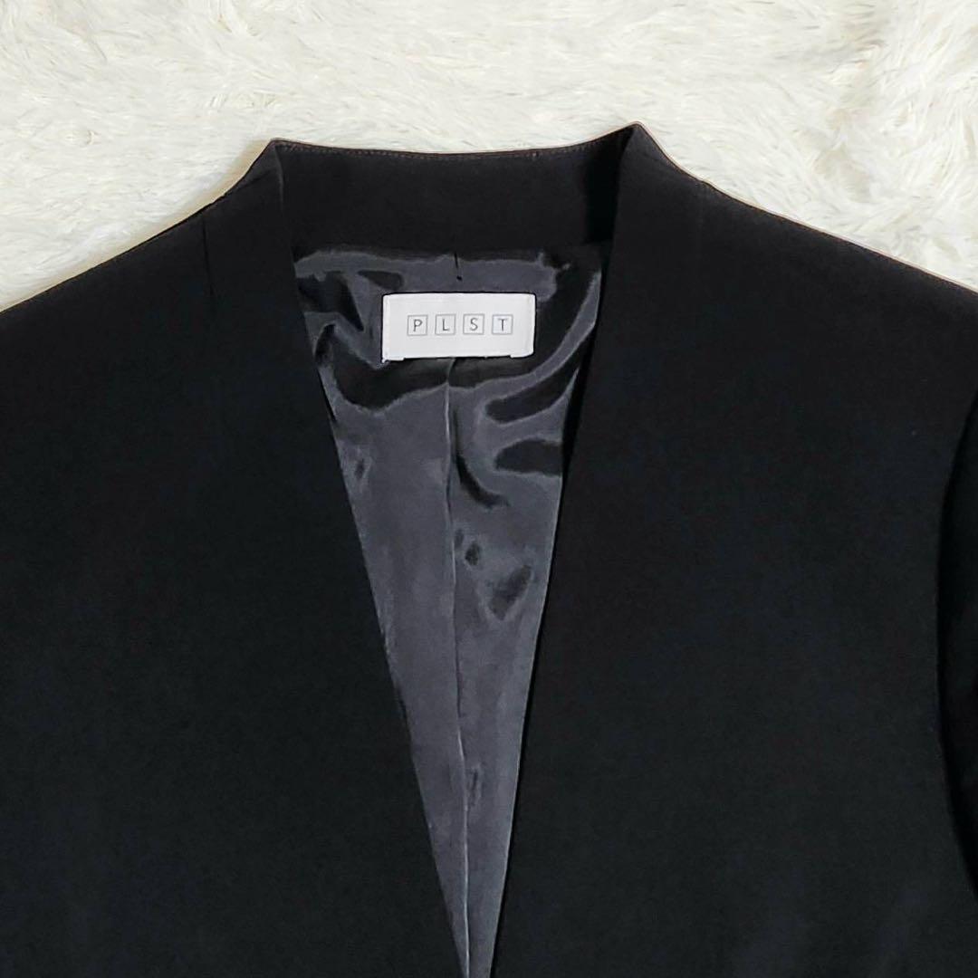 【極美品】PLST レディース パンツ スーツ ビジネス フォーマル ブラック