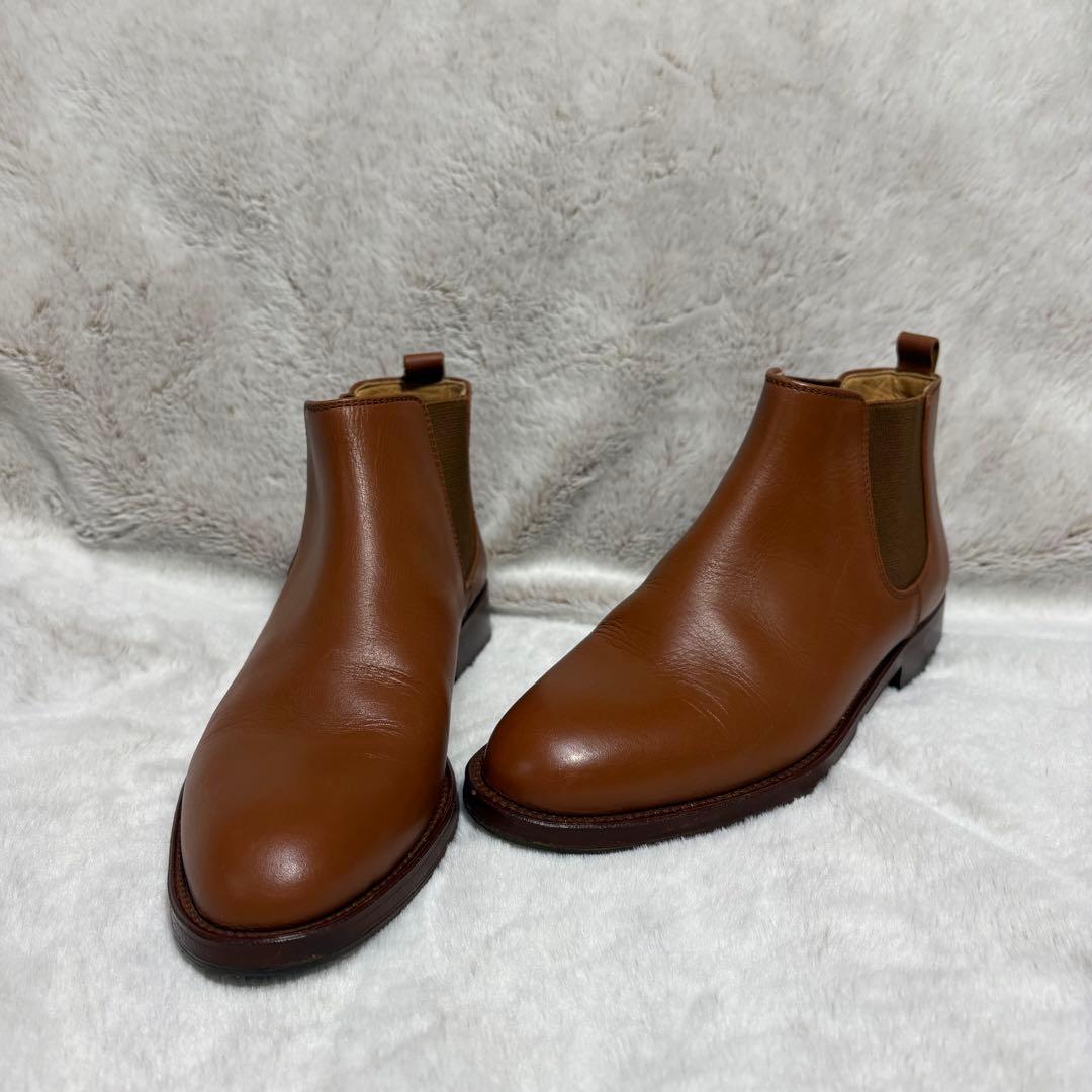 L*i様 エルメス　サイドゴアブーツ　チェルシーブーツ　22cm キャメル　イタ