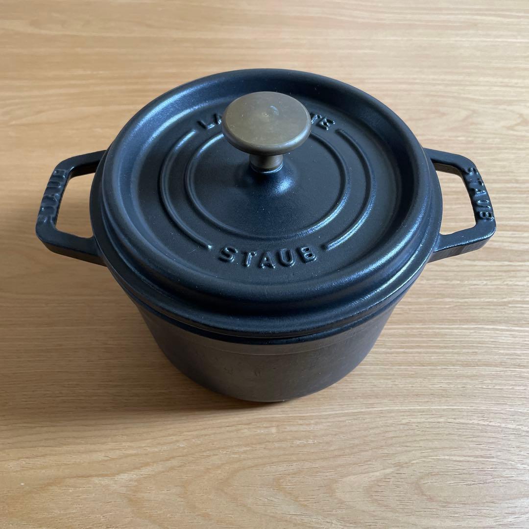 STAUB ストウブ ココット ラウンド 16cm ブラック