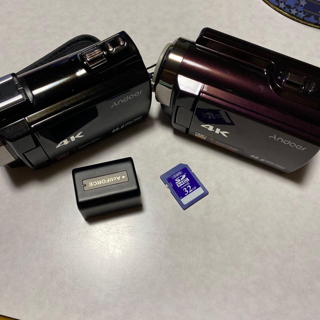 DVC 4Kデジタルビデオカメラ　2台セット