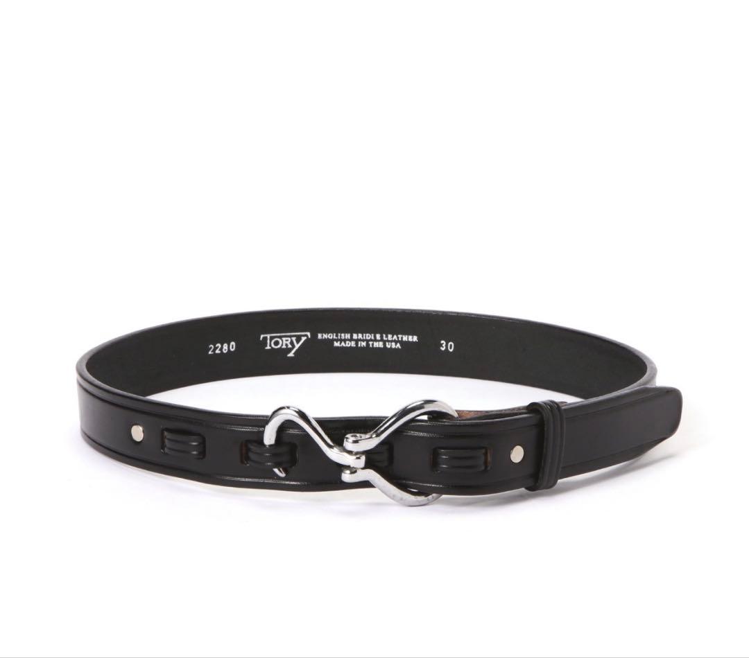 TORY イングリッシュブライドルレザー ベルト 34