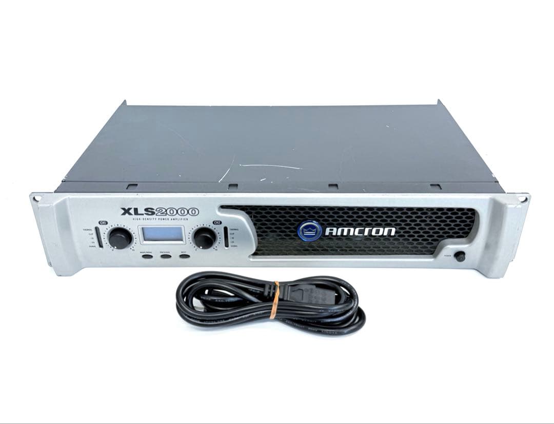 【動作良好】AMCRON XLS2000 パワーアンプ