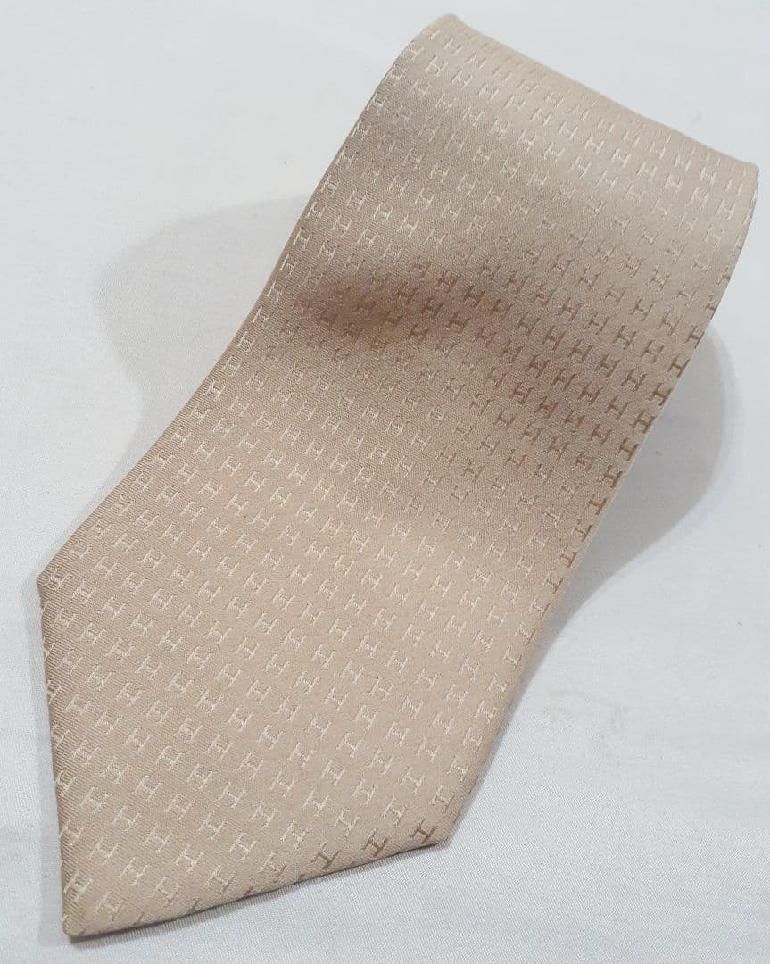 HERMES エルメス H柄 ファソネ ネクタイ
