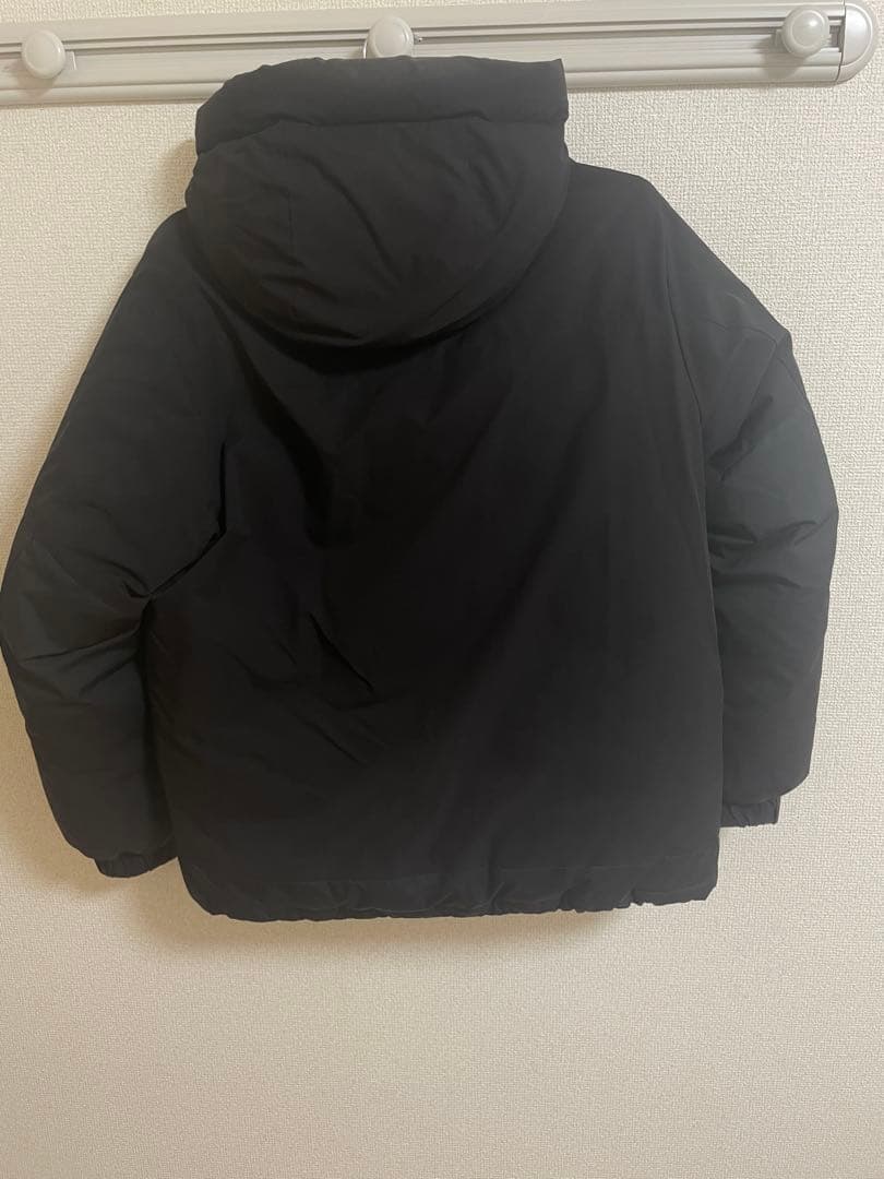 FIRST DOWN フリークスストア別注 パネルショートダウン 黒 S 刺繍