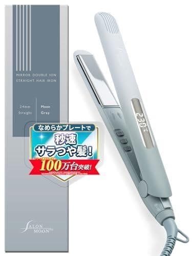 SALONMOON ヘアアイロン ストレート 24mm 2WAY 高速_corg