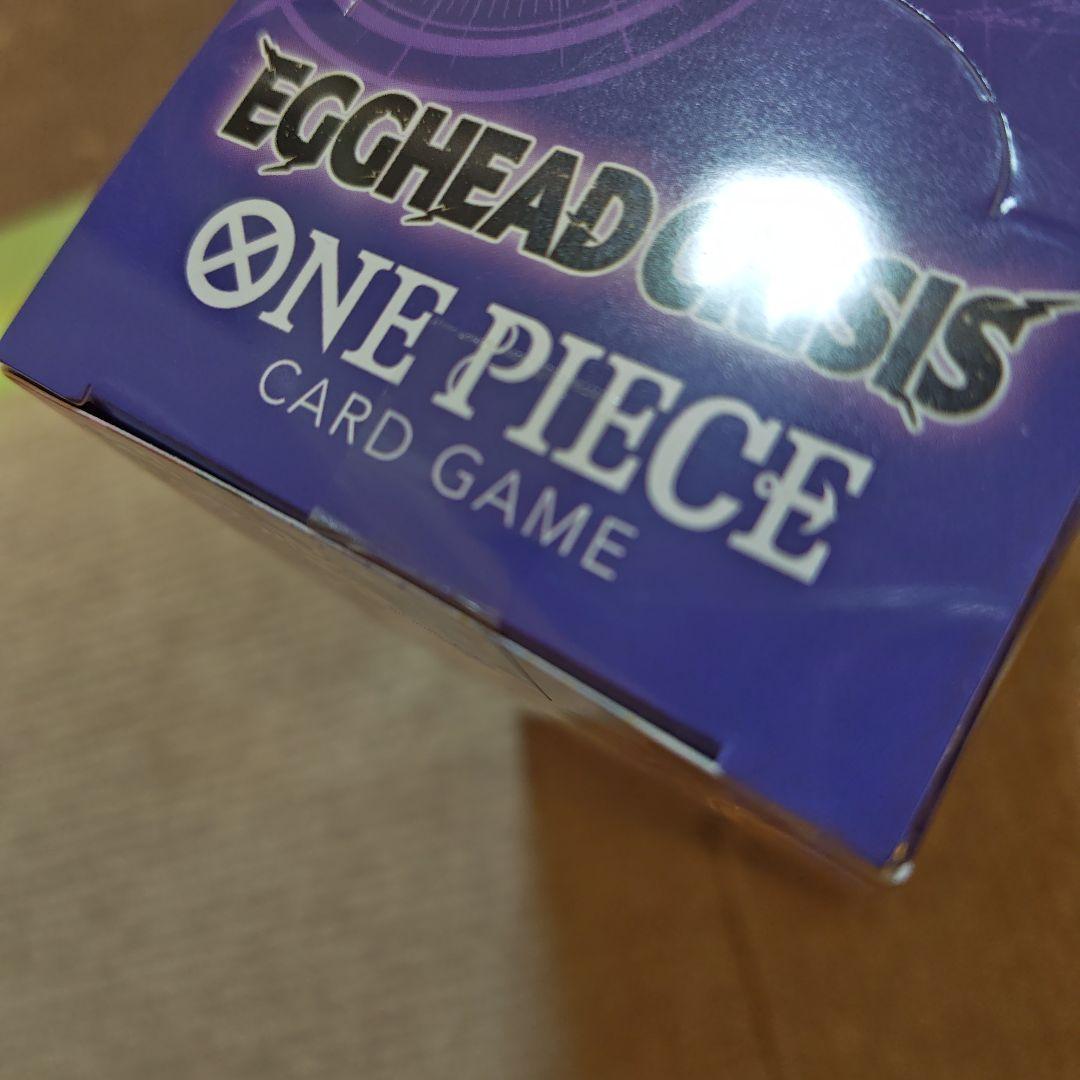 新品未開封テープ付き ワンピースカード エッグヘッド クライシス 2BOX