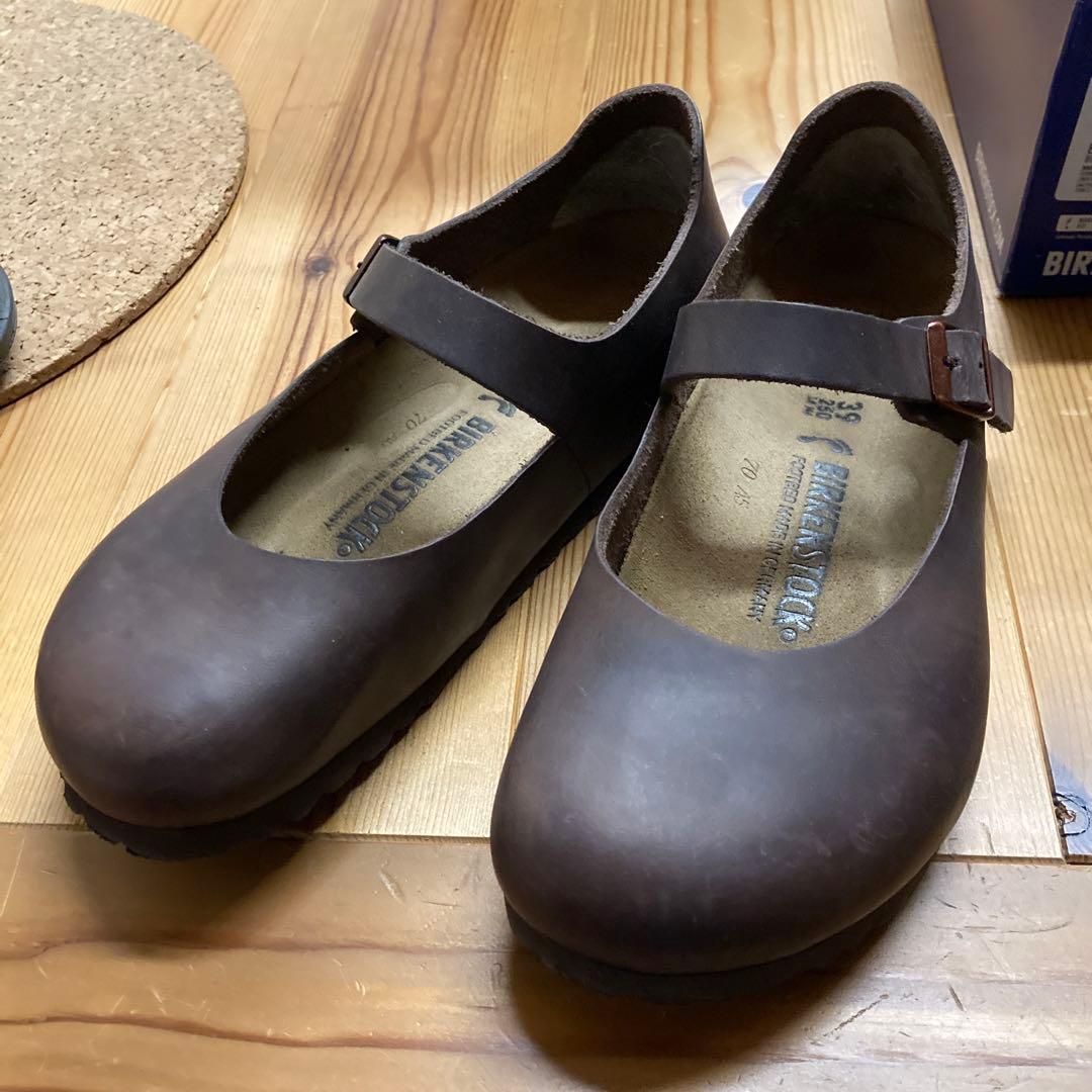 BIRKENSTOCK MANTOVAブラウン ストラップシューズ 39