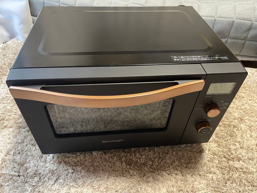 SHARP RE-F8A ブラック 電子レンジ