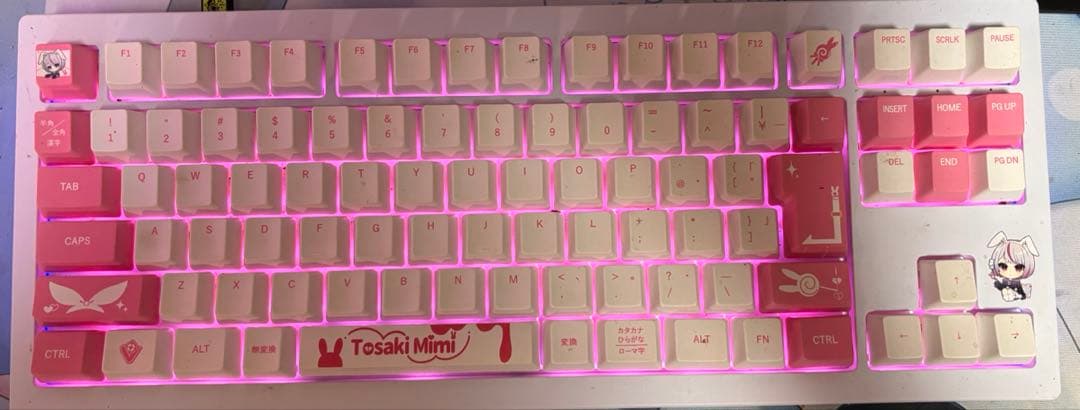 ぶいすぽキーボード 兎咲ミミEdition