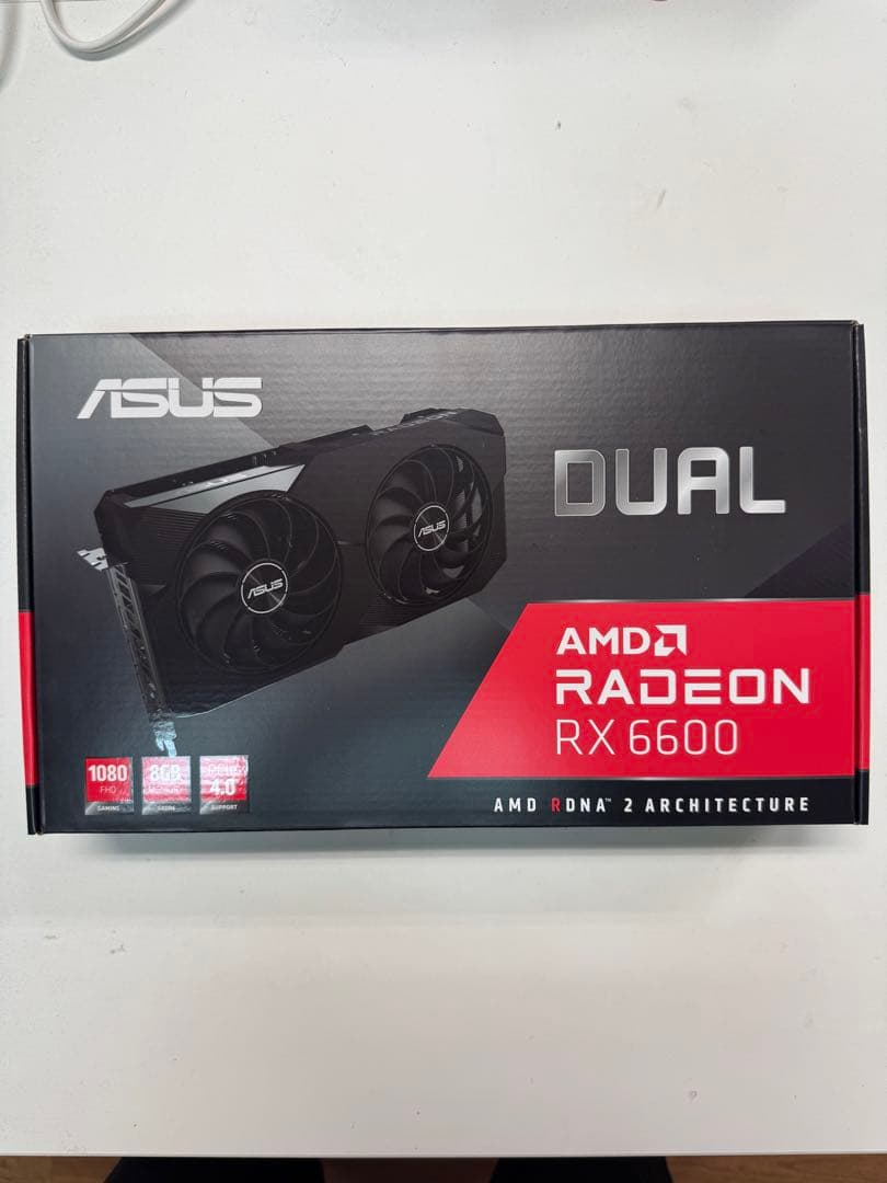 グラフィックボード・グラボ・ビデオカード ASUS DUAL-RX6600-8G