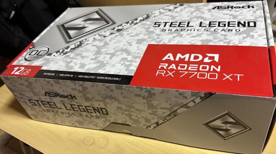 グラフィックボード・グラボ・ビデオカード ASRock Radeon RX 7700 XT 12GB