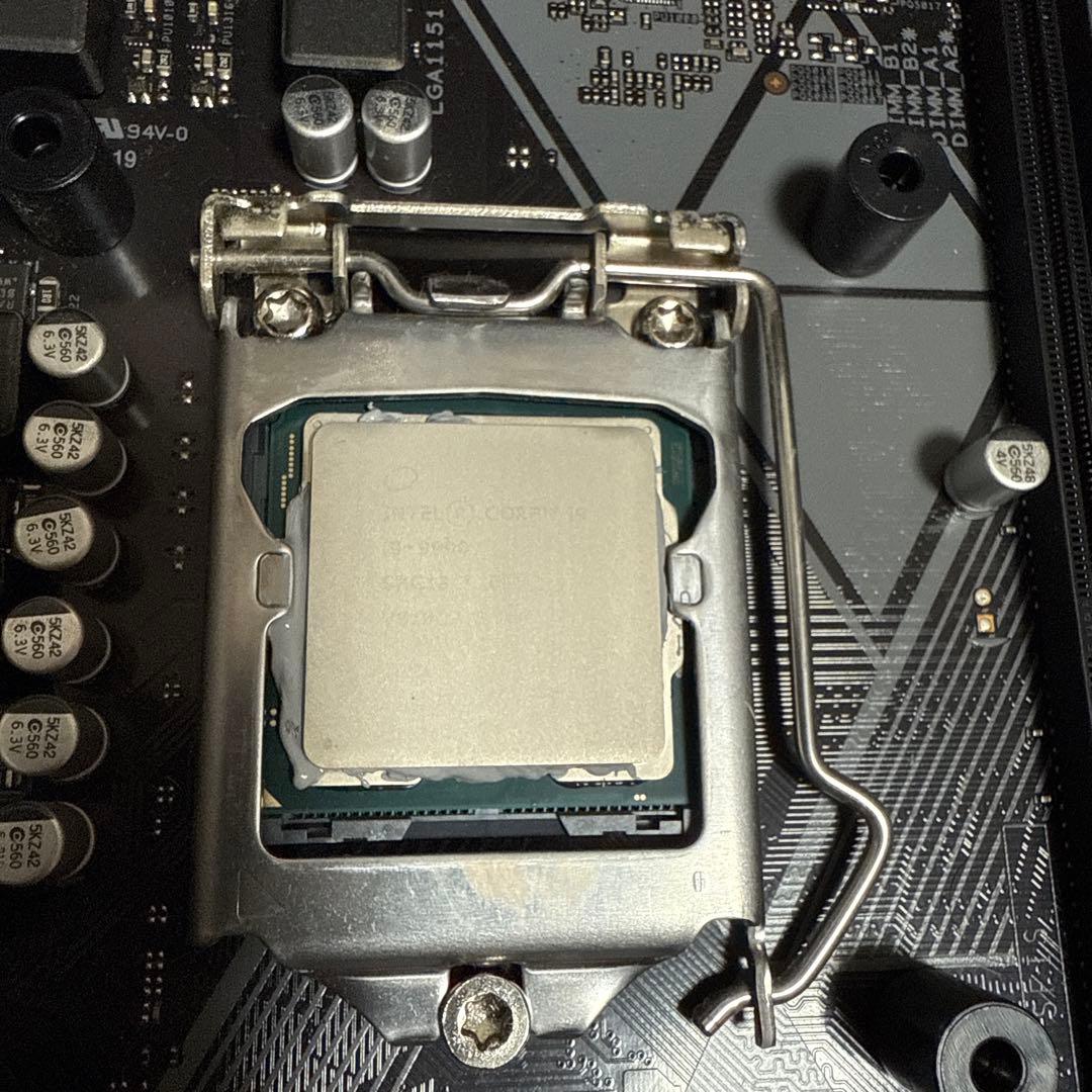 【CPU】Intel i9-9900 動作確認済み