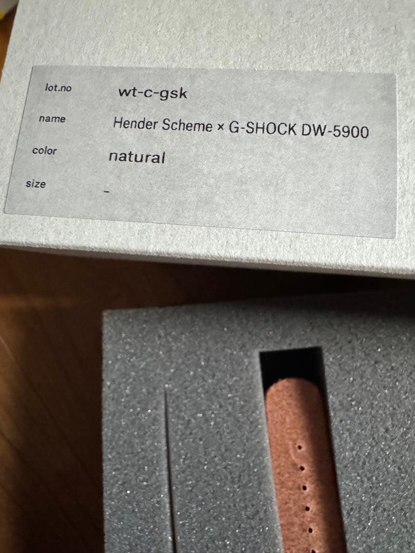 Hender Scheme × G-SHOCK DW-5900 新品