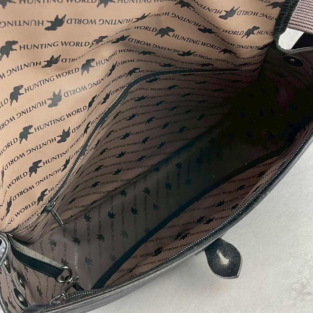 S.S.D様　ハンティングワールド　メッセンジャーバッグ　フラップ　キャンバス