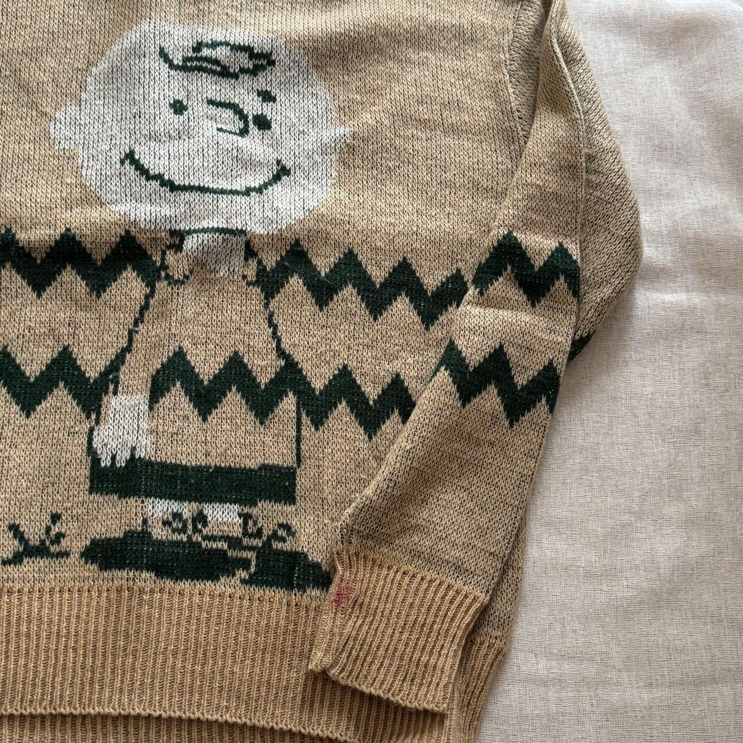 貴重　レア　70s ARROWヴィンテージ ニット セーター チャーリーブラウン