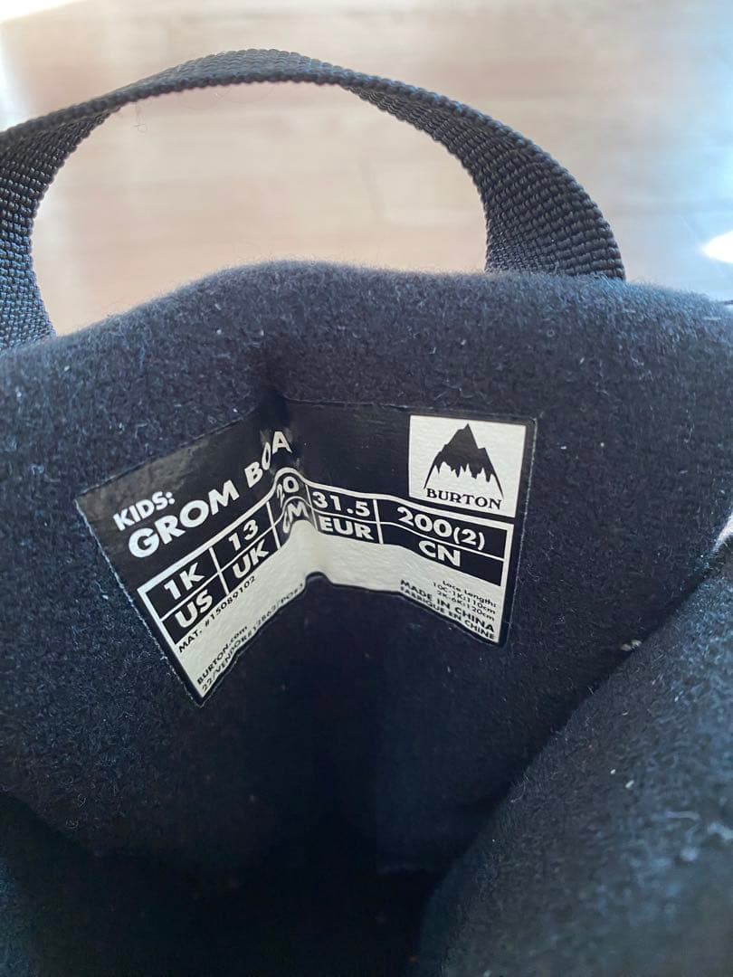 BURTON 子ども用スノーボードブーツ BOAシステム 美品20cm バートン