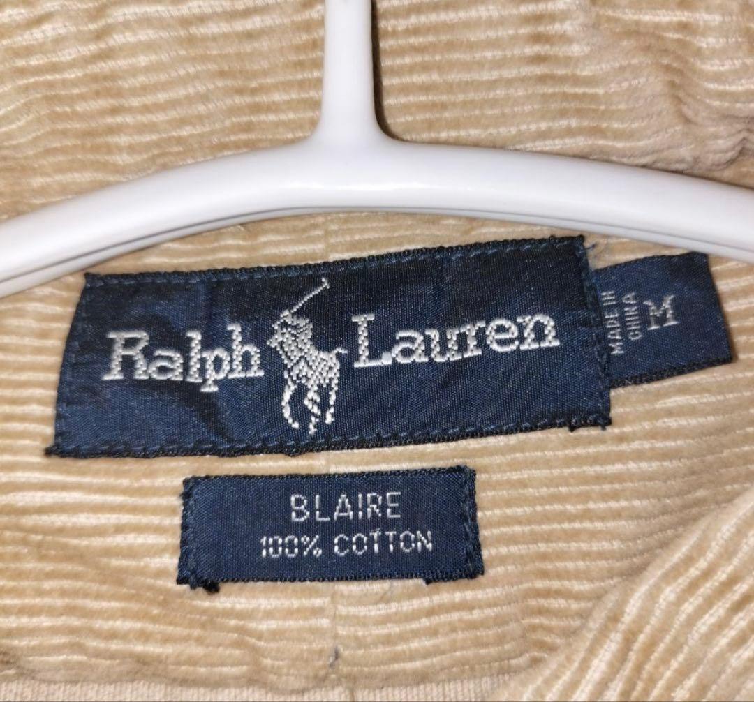 タグ付き 新品 ポロ ラルフローレン コーデュロイ ベージュ シャツ Mサイズ