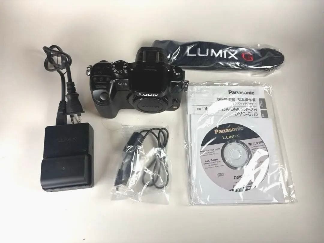 Panasonic LUMIX DMC-GH3-K ボディ ブラック箱付属品つき