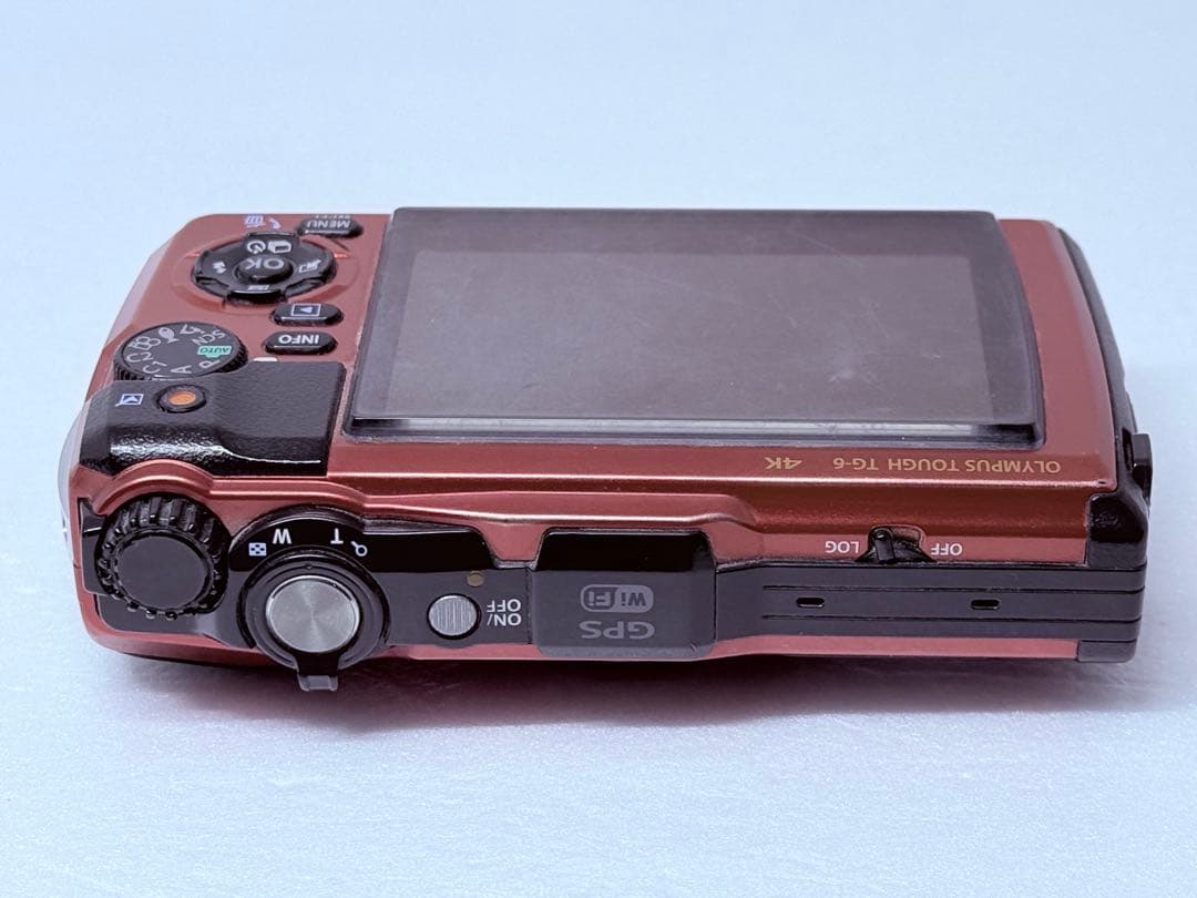 OLYMPUS TG-6 レッド 動作確認済 防水 防塵 耐衝撃 4K コンデジ