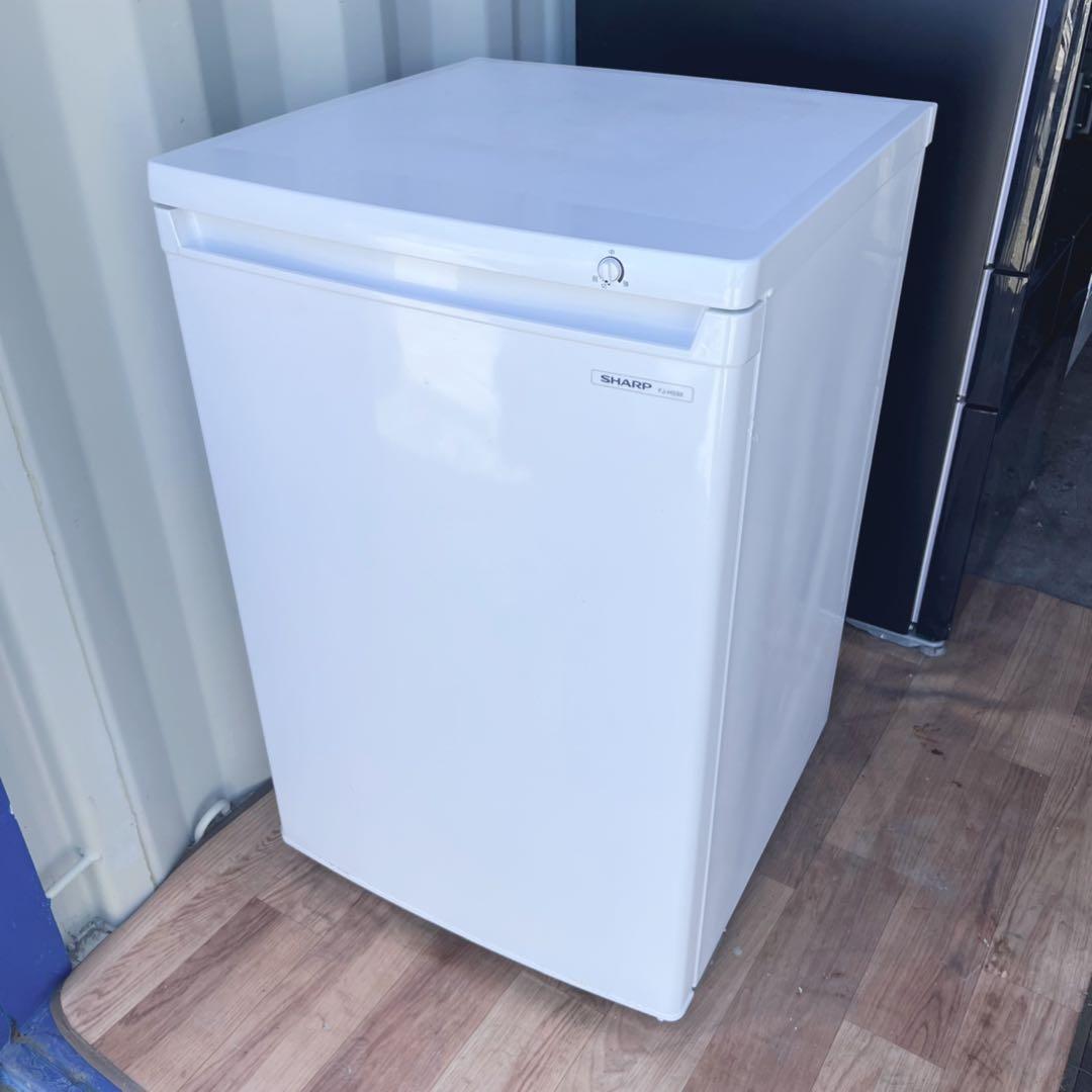 取付無料！SHARP 4段ケース収納式フリーザー コンパクトワンドア冷凍庫✨