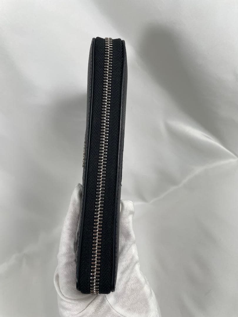 未使用に近い BALLY バリー 長財布 ラウンドファスナー Ribbon