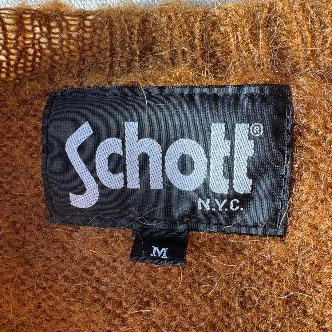 Schott プレイボーイ モヘヤ ニット ショット セーター PLAYBOY