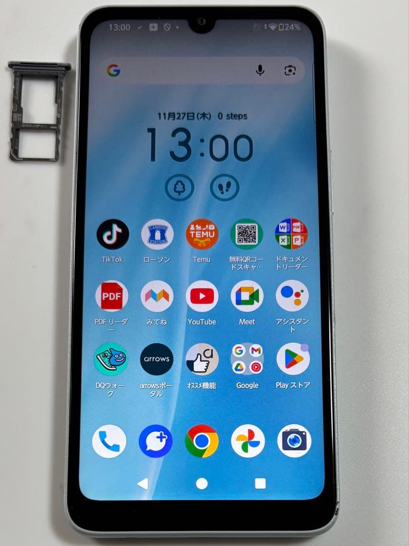 5G FCG02 FCNT arrows We2 ブルー UQ SIMフリー