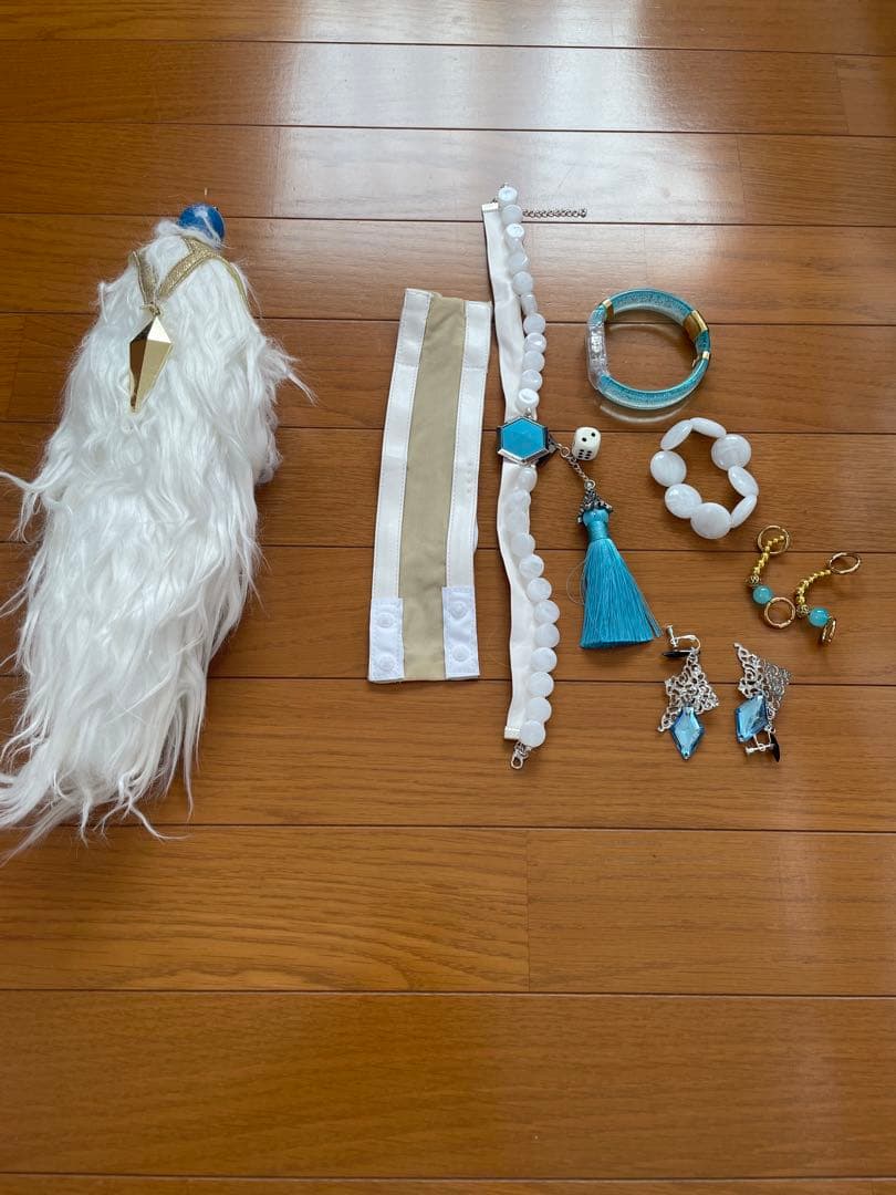 【フルセット】原神　夜蘭　三分妄想　コスプレ　衣装＋ウィッグ＋靴　Sサイズ