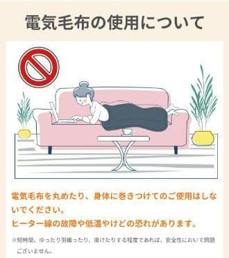 電気毛布 ふわとろ毛布 掛け敷き電気ブランケット ふわもこ膝掛け厚手 即暖 大判