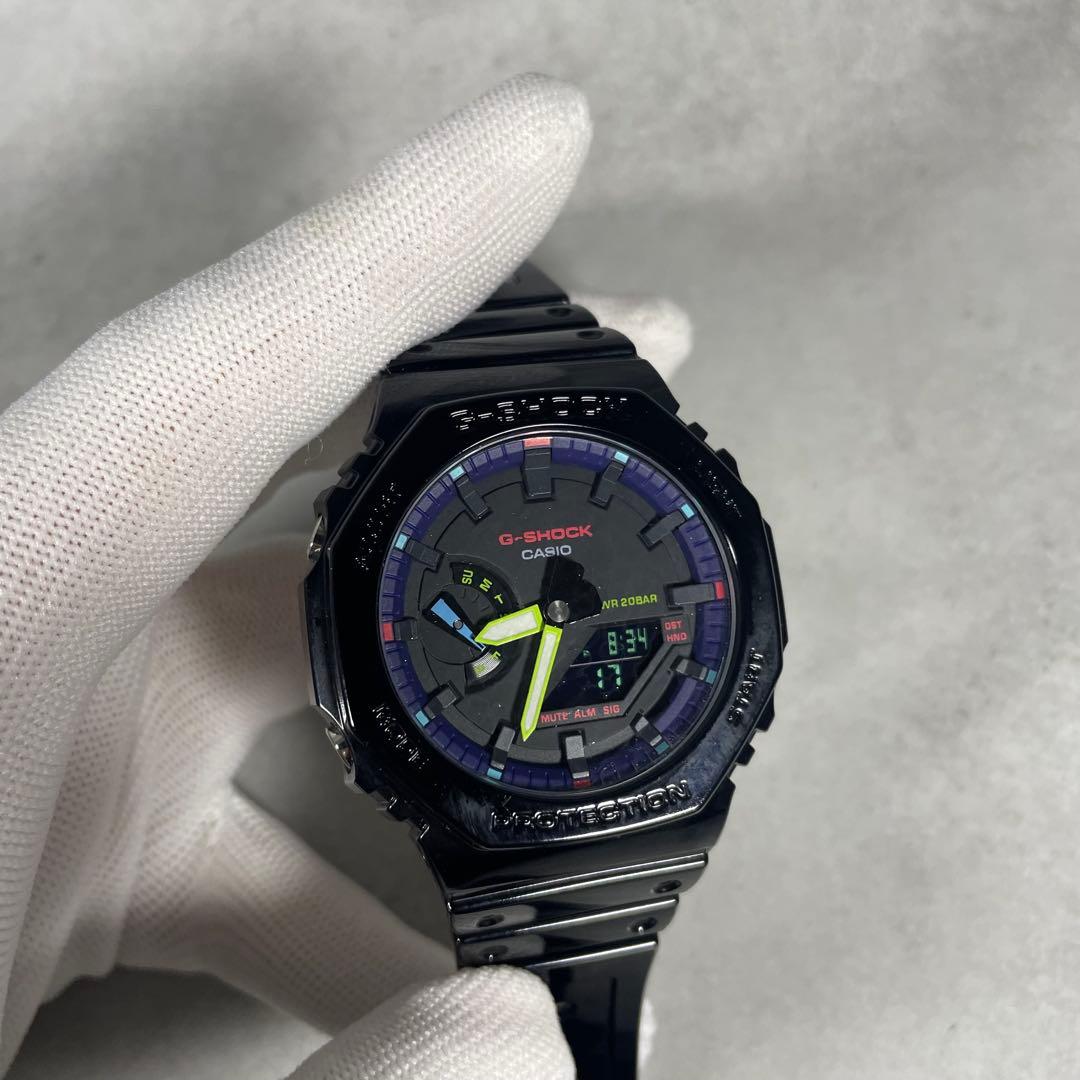 ✨箱付き＆美品✨ CASIO G-SHOCK GA-2100RGB-1AJF