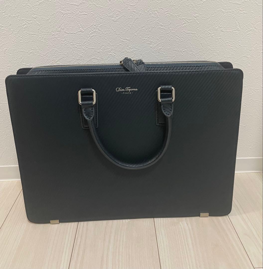 [Dom Teporna] 2way ビジネスバッグ 牛革 PCバッグ