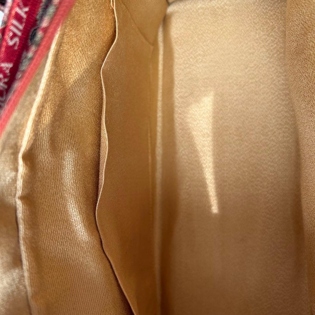 週末限定値下げ‼️龍村織物 正絹 桐に向鳳凰丸文錦(壬生寺裂)利休バッグ