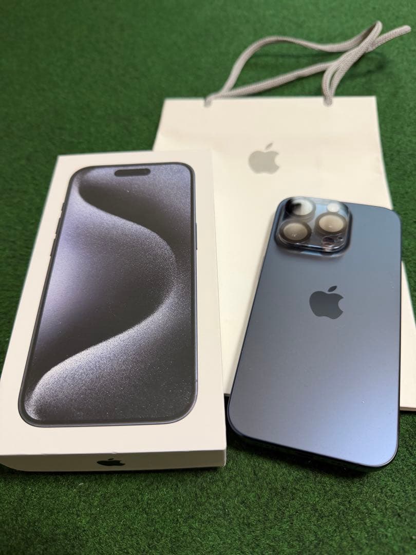【超美品】iPhone 15 Pro ブルー（バッテリー最大容量91%）