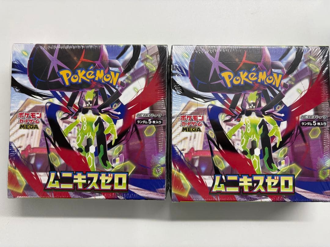 ポケモンカードゲーム　ムニキスゼロ　シュリンク付き　2BOX