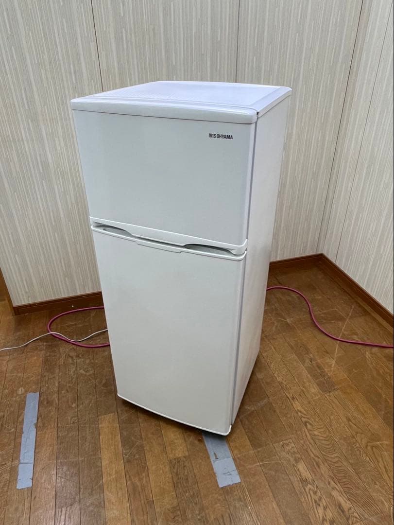アイリスオーヤマ 2ドア 右開き 冷蔵庫 2022年 IRSD-12B-W