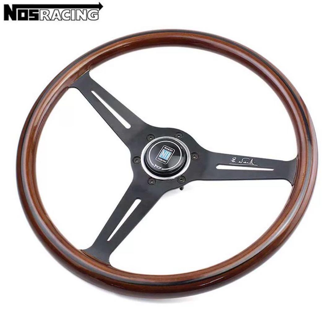 Nardi ナルディ ウッド クラシック ステアリング 車ハンドル 14インチ