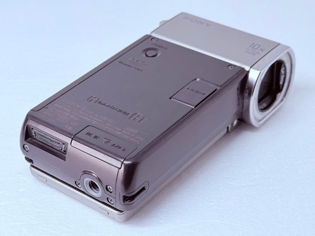 SONY HD HANDYCAM HDR-TG1 動作確認済 平成レトロ チタン