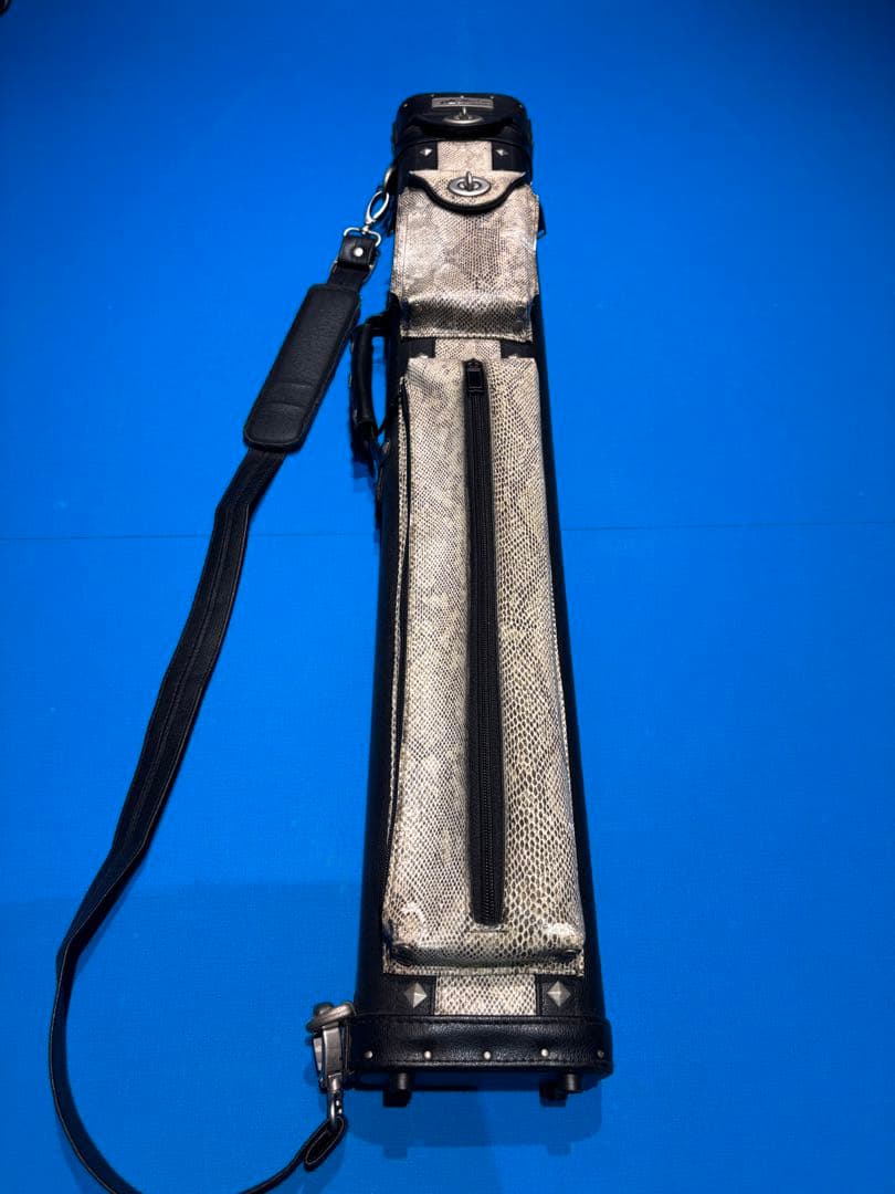 ビリヤードケース 合成皮革 小物入れ付き