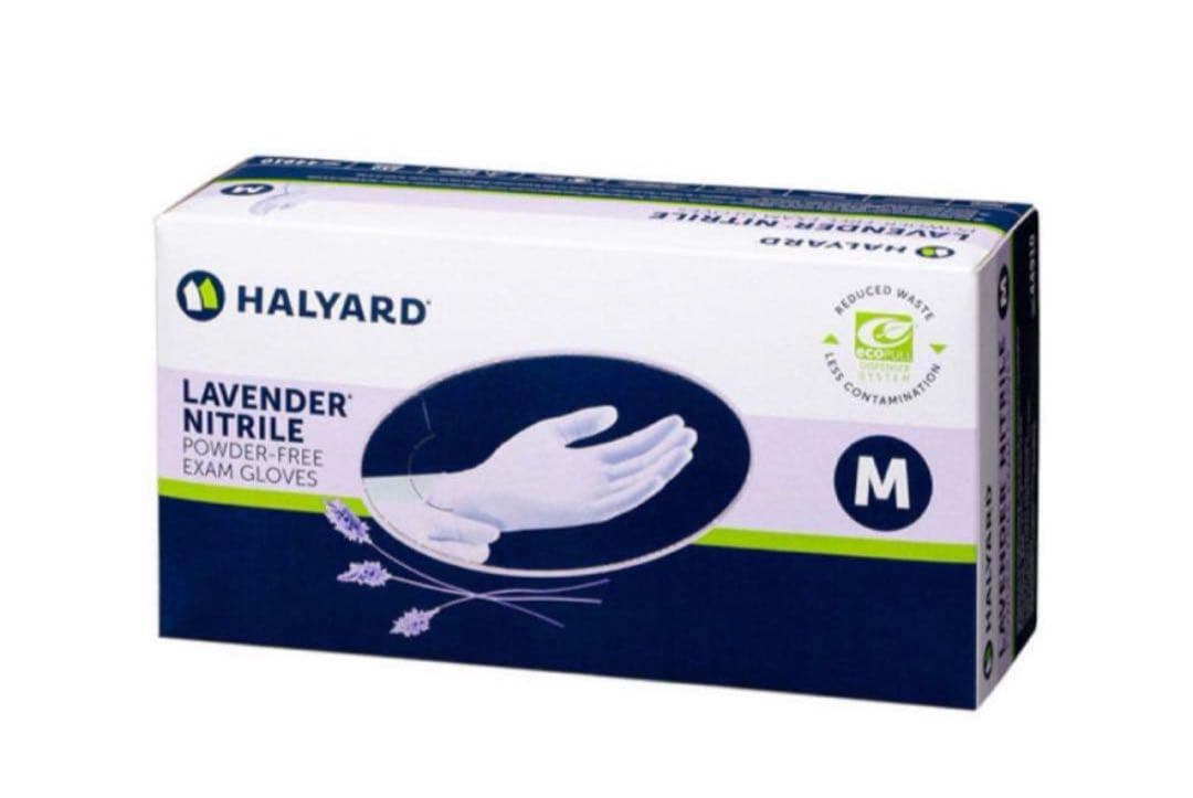 HALYARD ラベンダー ニトリル手袋 Mサイズ　2500枚