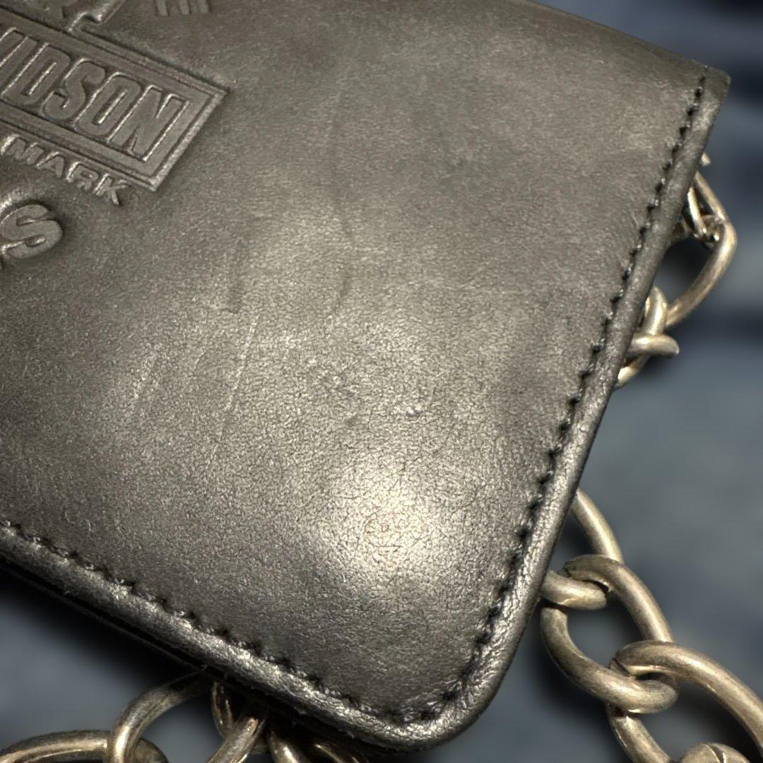 ハーレーダビッドソン　純正　ウォレット　アメリカ製　ブラック